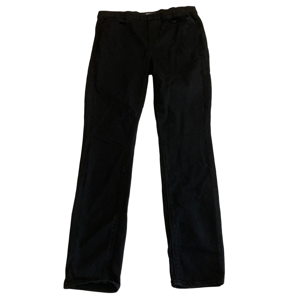 Paige Pants Women 29x29.5 Hoxton Ultra Skinny Black Shadow Pull On Leggings